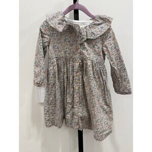 Olivier London	Collared Floral Dress 	3-4Y